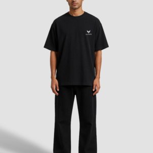 Drop Shoulder — Obsidian Black Unisex