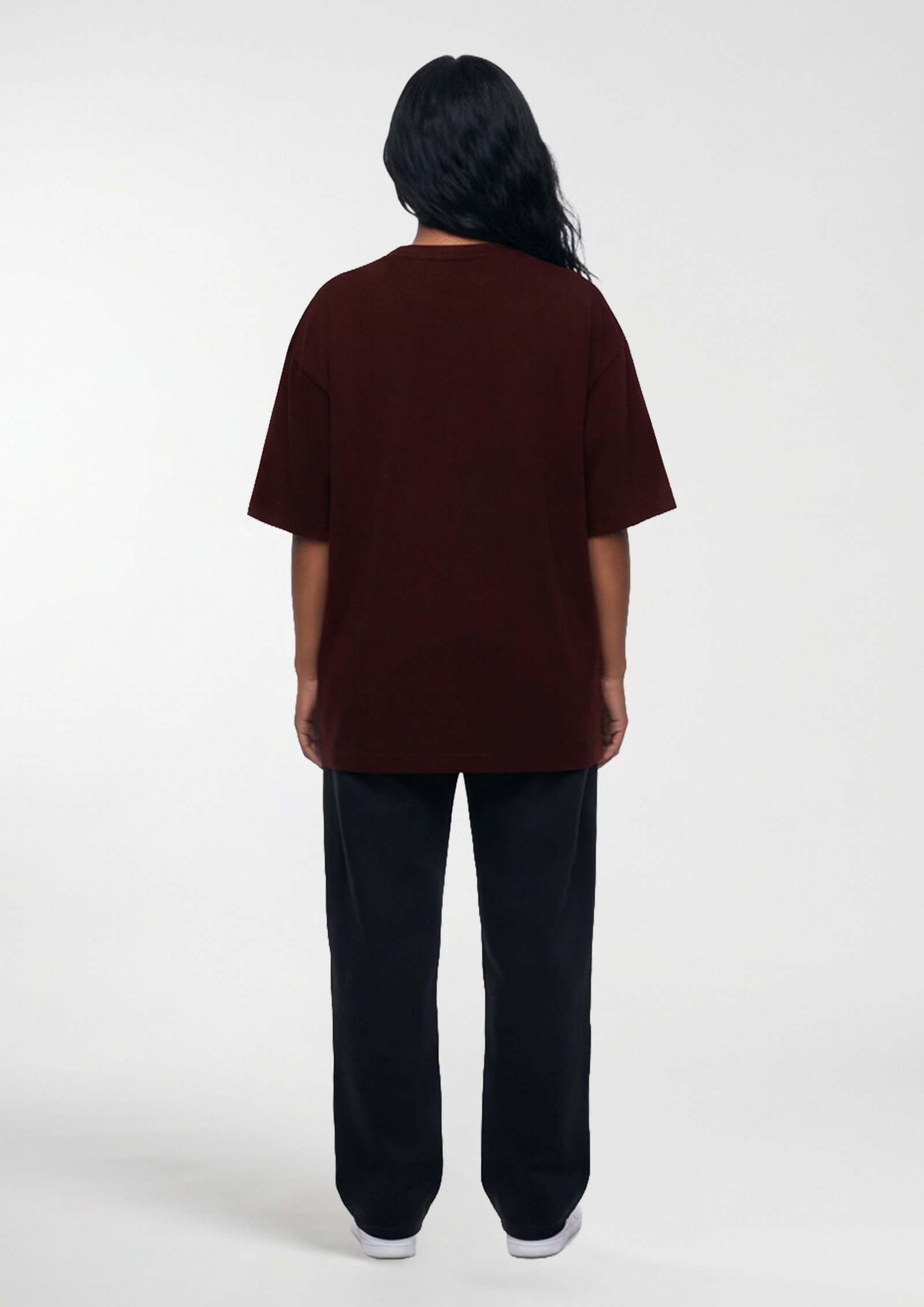 maroon back