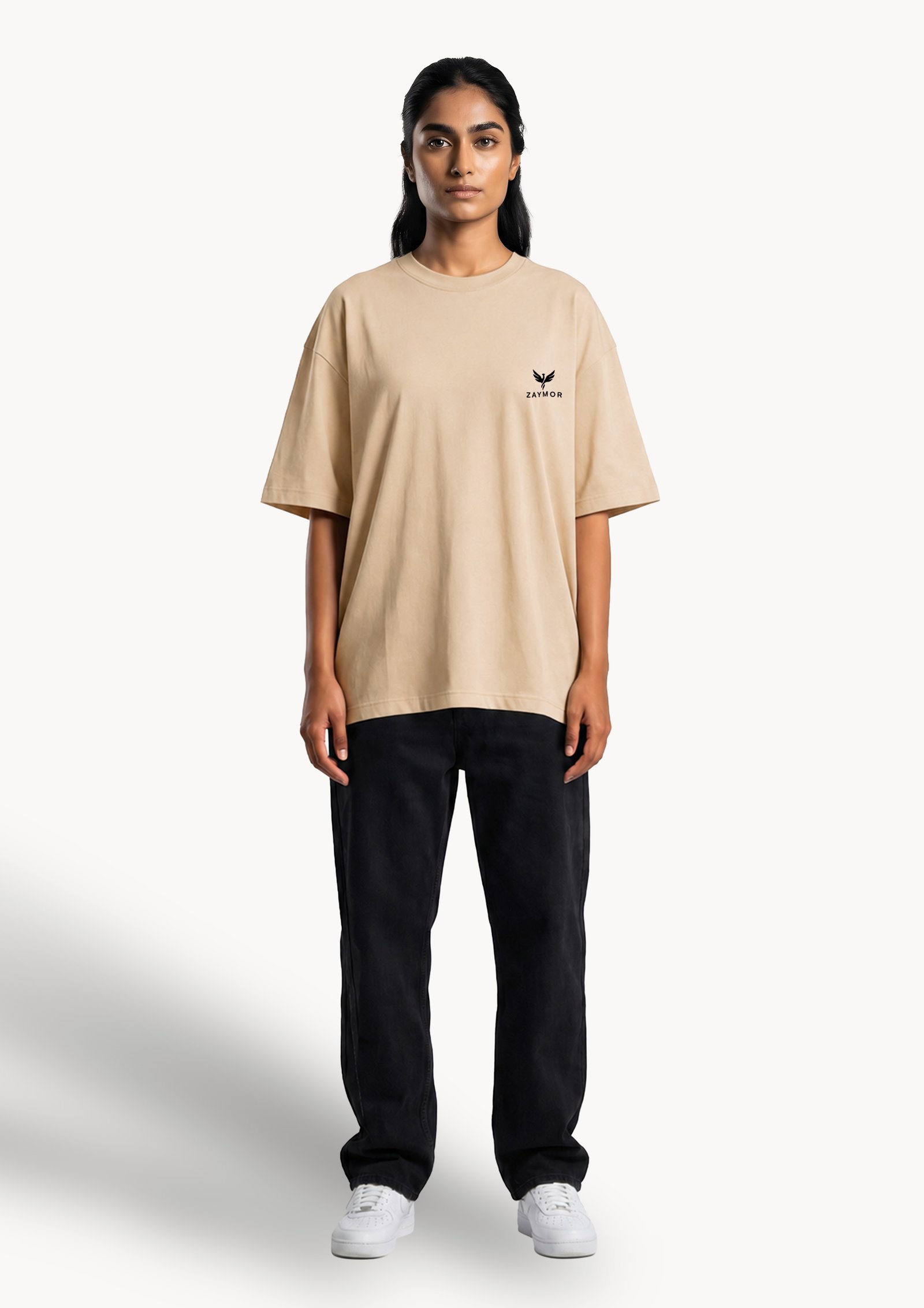 khaki or beige front