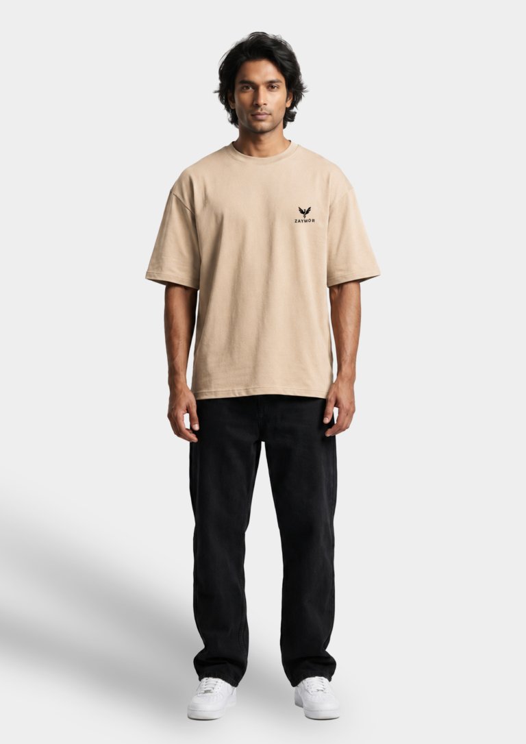 Drop Shoulder — Sand Beige