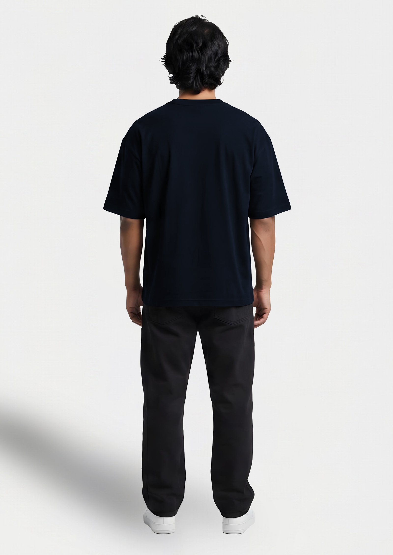 main navy blue back