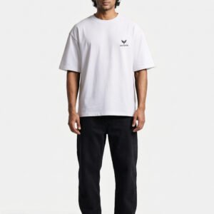 Drop Shoulder — Pure White