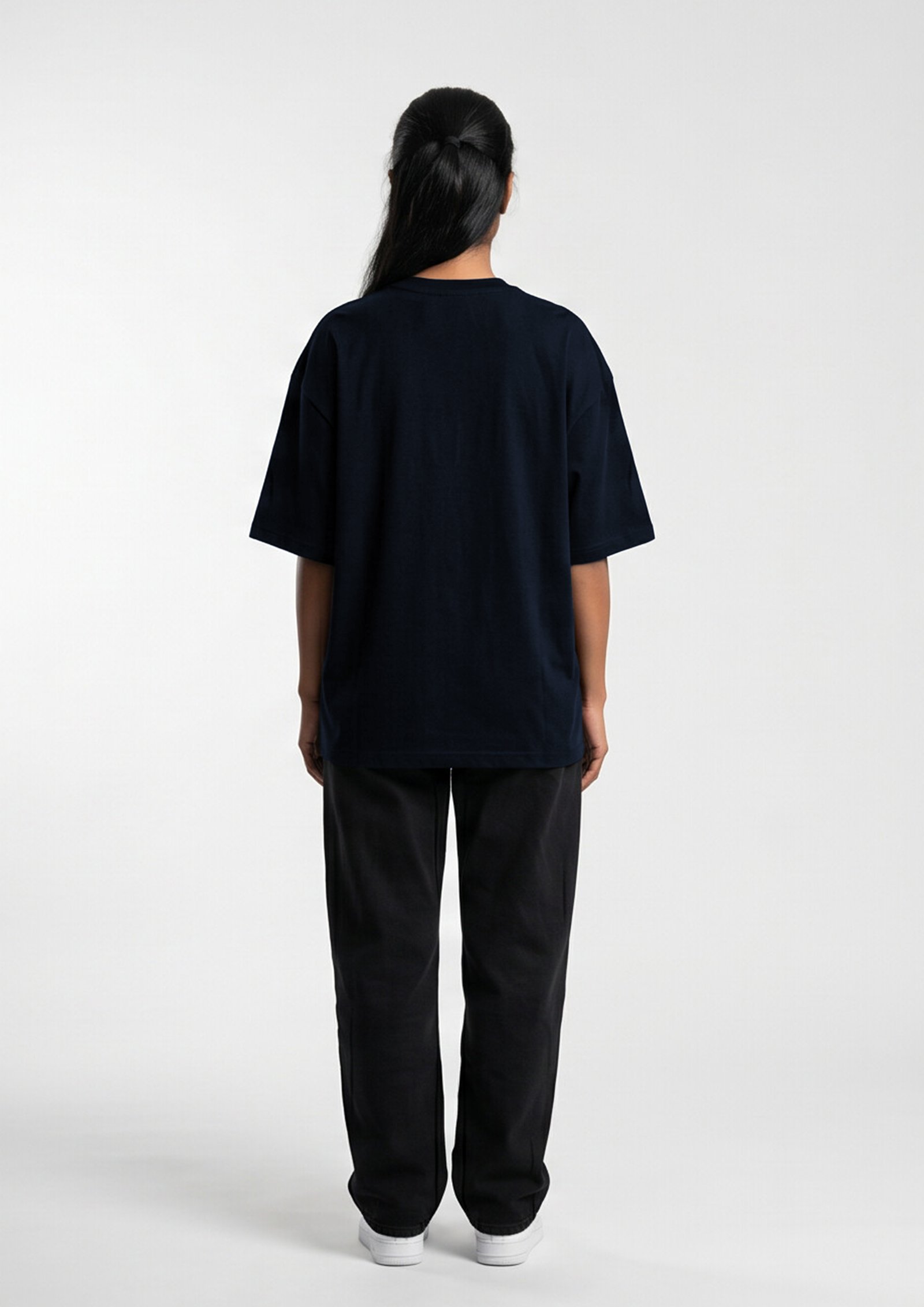 navy blue back