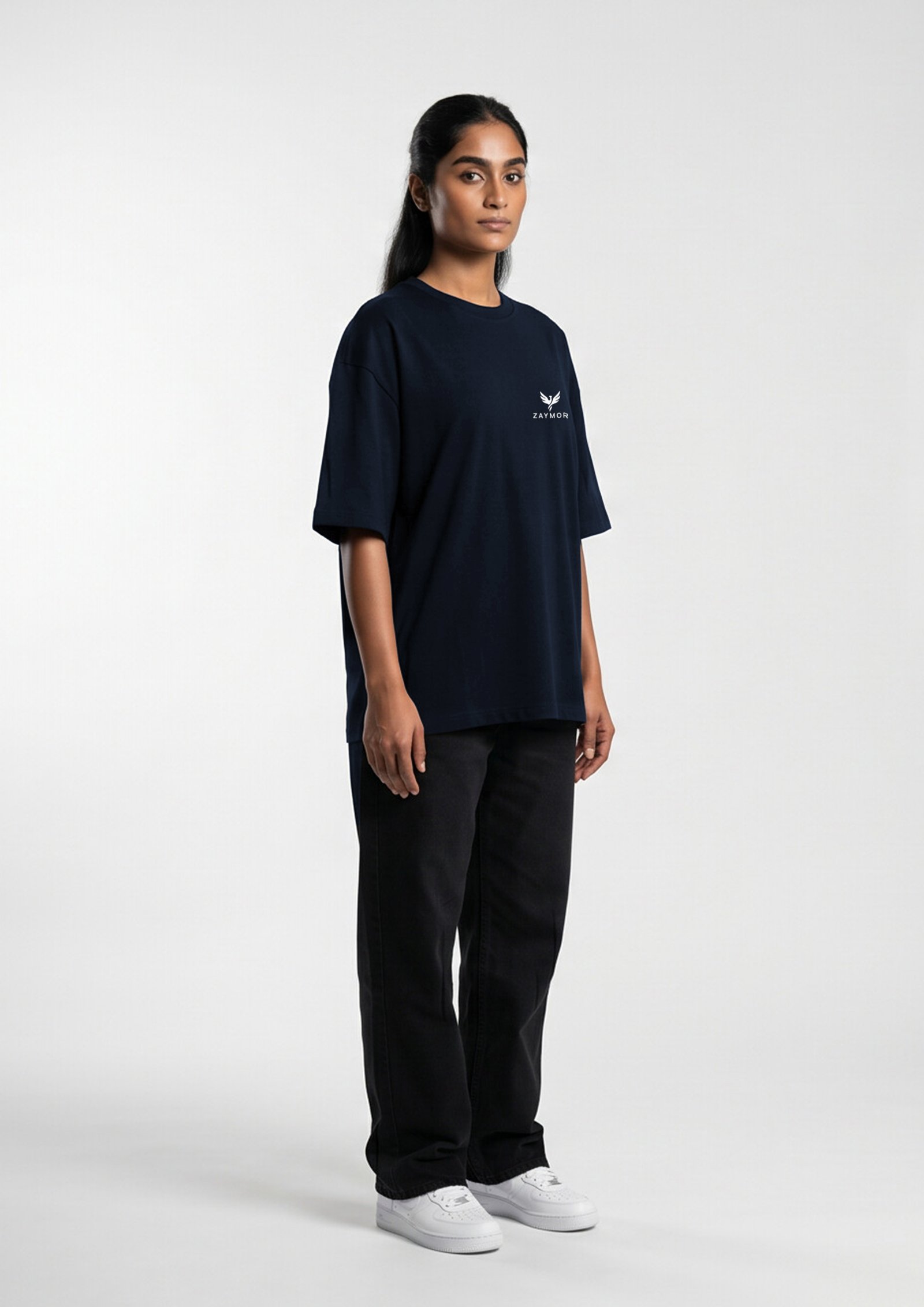 navy blue left side front
